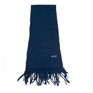 Fendi Vintage Black Scarf